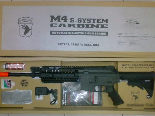 Airsoft ABS body,Airsoft Press Release,Airsoft Guns,Full Metal M4,Jing Gong (JG),M4 S.System
