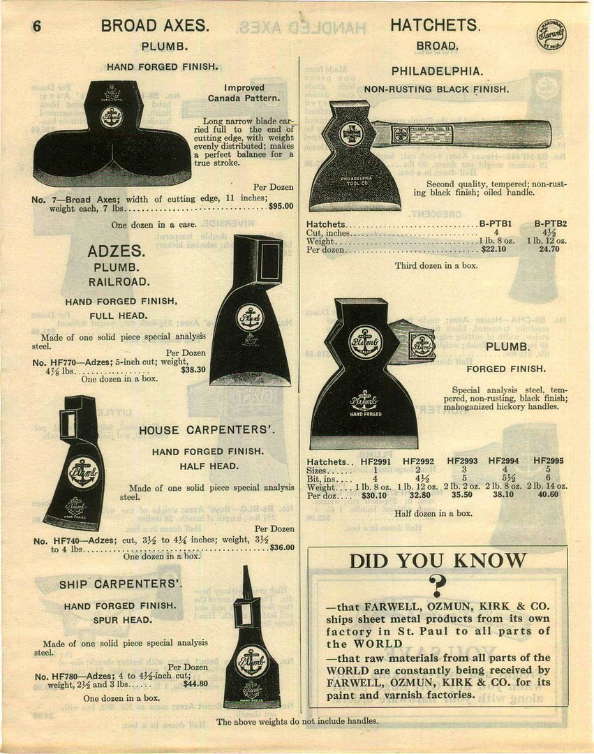 Rare !!!Plumb axe help dating and other information Page 5