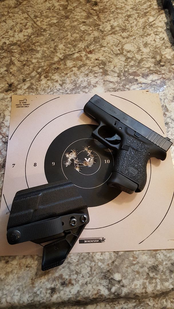 Glock 43 shoots low...like real low