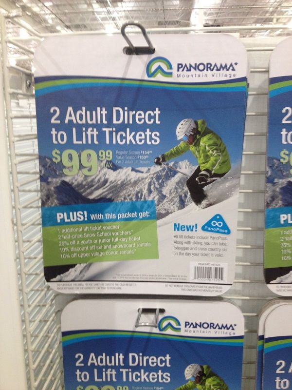 Costco Ski Tickets 2013/2014 Snowboarding Forum Snowboard