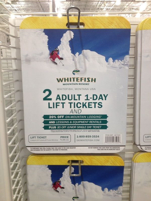 Costco Ski Tickets 2013/2014 Snowboarding Forum Snowboard