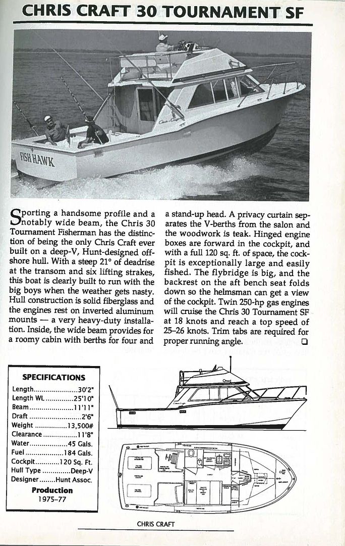 What are some facts about Chris Craft boats?