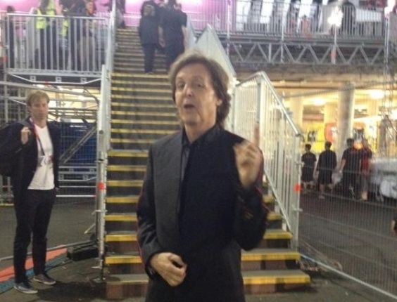Paul McCartney na abertura das Olimpíadas