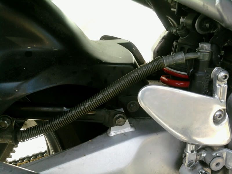 Rear caliper stuck to rotor after changin Sport Bikes