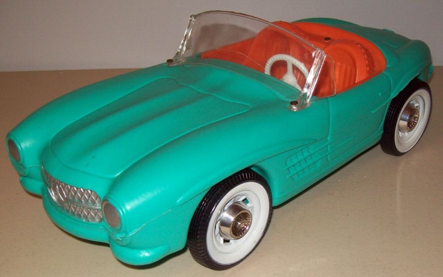 Barbie car mercedes #7