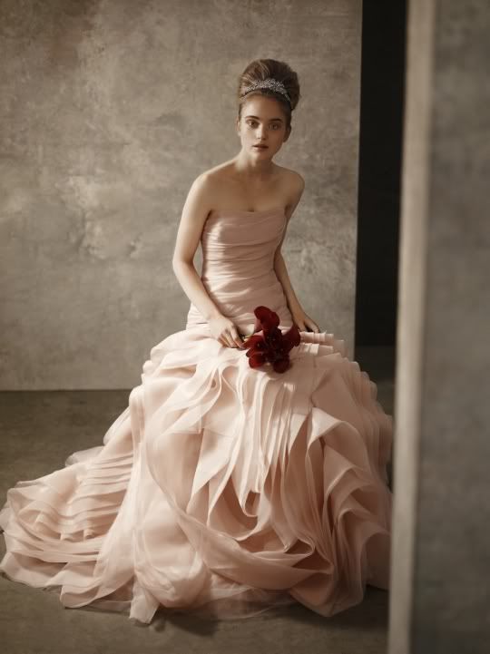 vera wang wedding dresses pink. the awesome Vera Wang line