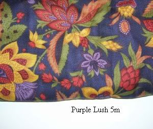 Luscious purple floral