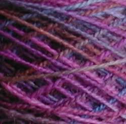 Very Berry sock yarn