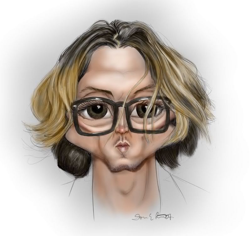 Johnny Depp Caricatures