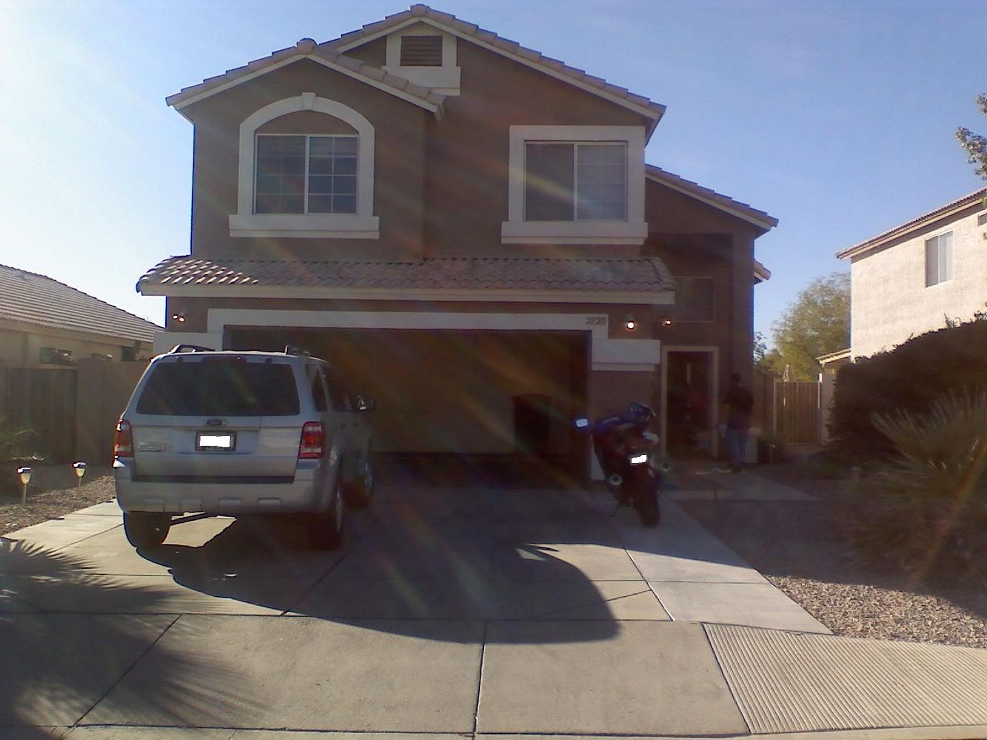 My house and my bike