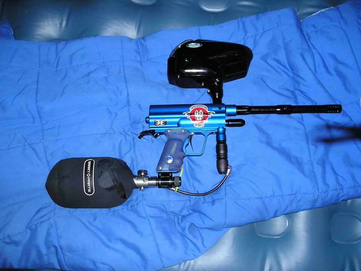 Blue 04 Dye matrix with mad uppsz Paintball Forum Paintball guns