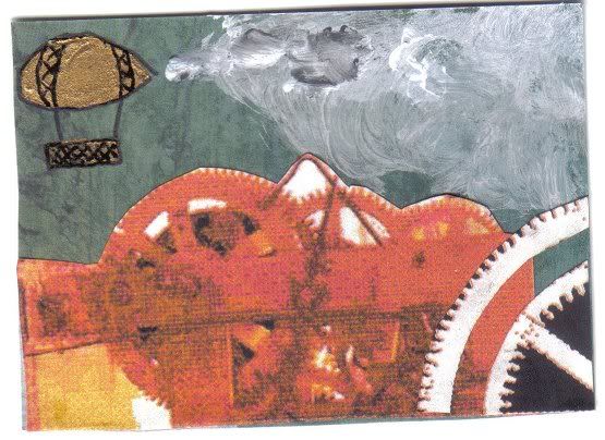 Steampunk Series ATC: Captain Chronos and His Steam Powered Airship or something like that