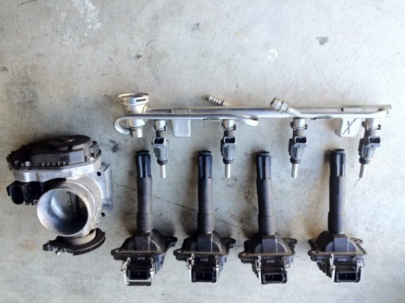 *FS AEB Style Fuel Rail w/ Injectors, Throttle Body, & Coil Packs