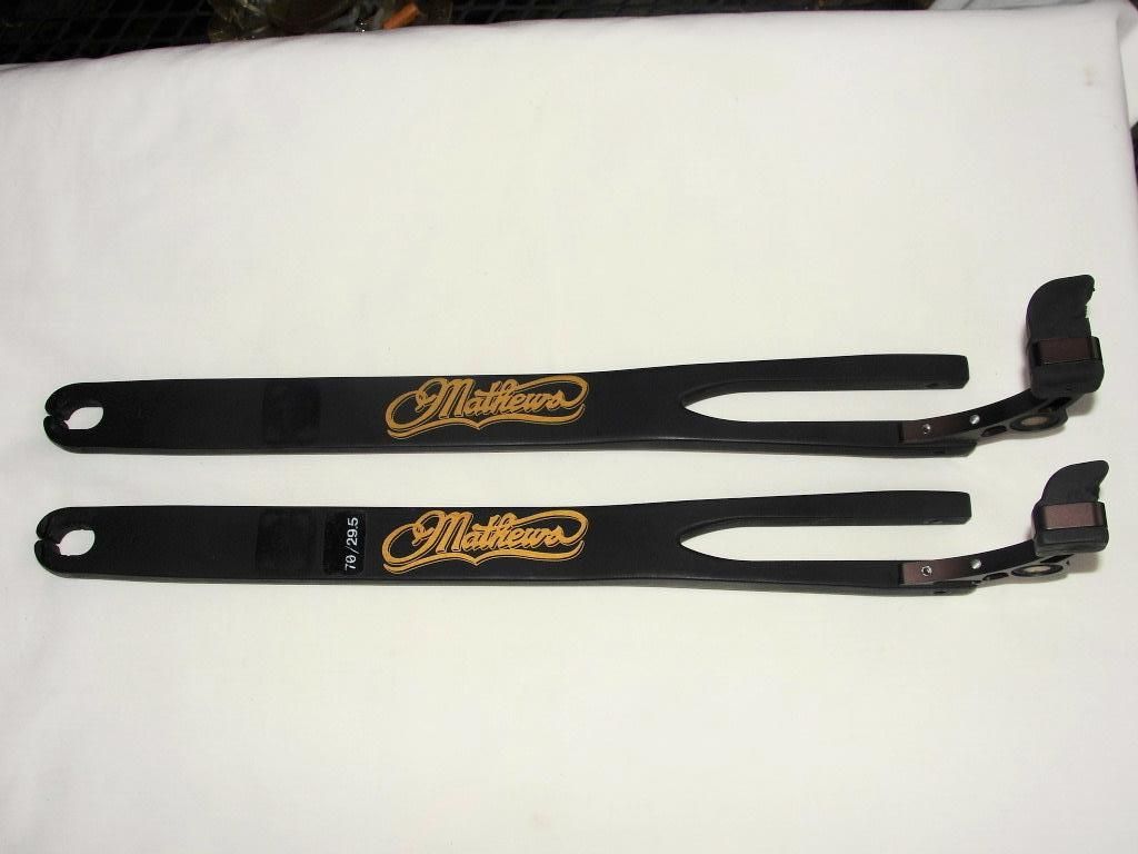 RH Mathews Solo Cam Drenalin 70lb Black Compound Bow Limbs eBay