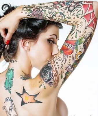 suicide girls tattoo. hair cute tattoo, suicide girl