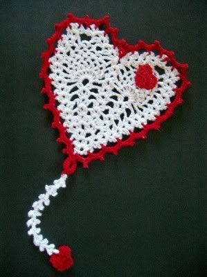 Heart Bookmark from Sue P. for the Feb 2008 CLBMX