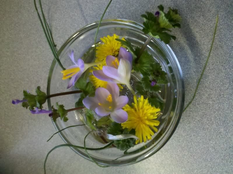 Wildflowers picked for me by my children!