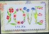 LOVE Stamp Postcard