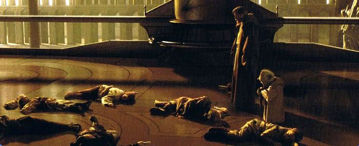 Jedi casualties in REVENGE OF THE SITH.