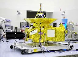 The New Horizons spacecraft.