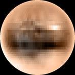 Hubble Space Telescope image of Pluto.