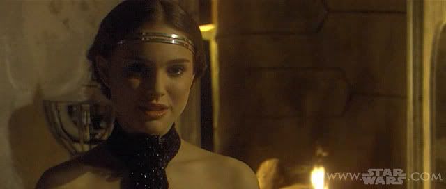 Padmé looking worthy of being...courted