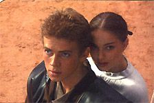 Anakin and Padme in the Geonasis arena