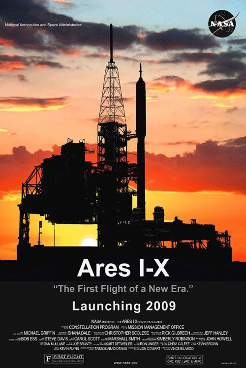 ARES I-X 'promotional' poster.