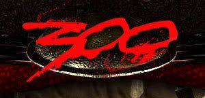 The logo for Frank Miller's upcoming film '300'.