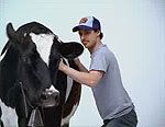 A screencap from that annoying 'Cow Shake' commercial...