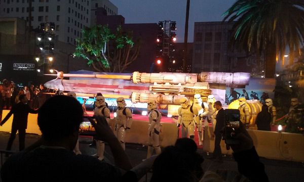 Stormtroopers stroll down the red carpet for the ROGUE ONE: A STAR WARS STORY premiere...on December 10, 2016. Stormtroopers stroll down the red carpet for the ROGUE ONE: A STAR WARS STORY premiere...on December 10, 2016.