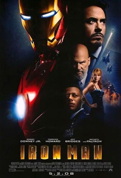The IRON MAN theatrical poster.