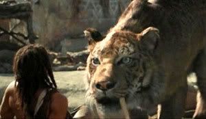 A screenshot from the film 10,000 BC.