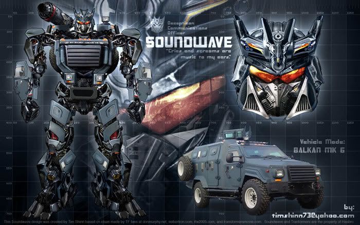 Another fan-made artwork of Soundwave.