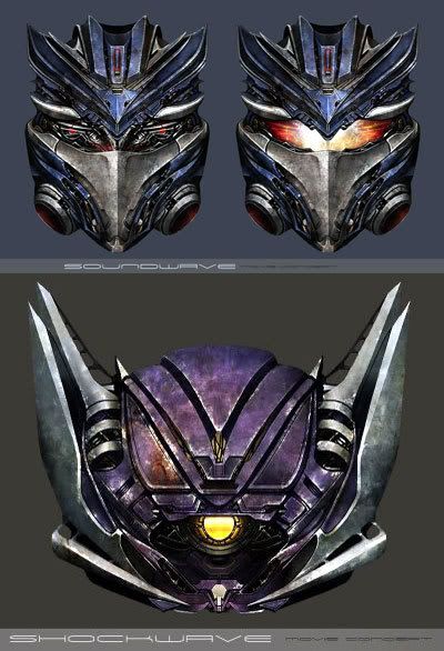 Fan-made artwork of the Decepticons, Soundwave and Shockwave.