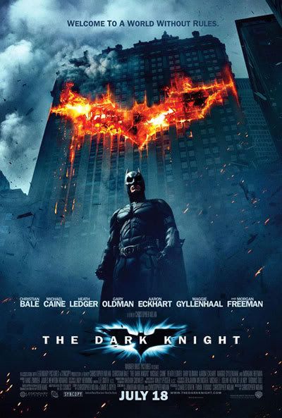 The newest theatrical poster for THE DARK KNIGHT.