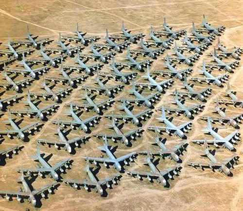 The Boneyard in Arizona.