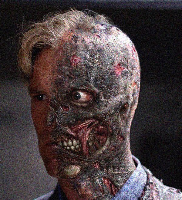 Aaron Eckhart as Harvey Dent, a.k.a. Two-Face.