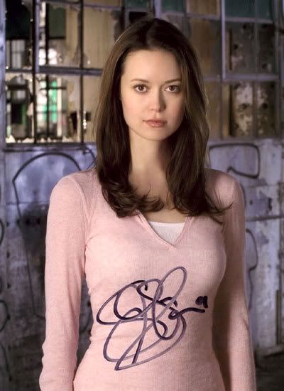 My autographed 8x10 photo by Summer Glau.