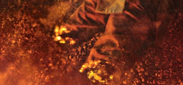 Lava slowly seeps toward what remains of Anakin's legs in REVENGE OF THE SITH.