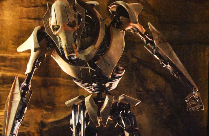 General Grievous in REVENGE OF THE SITH.