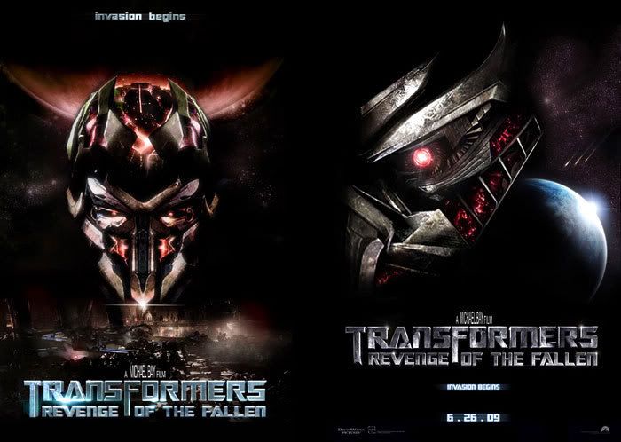 TRANSFORMERS 2 fan-made posters.