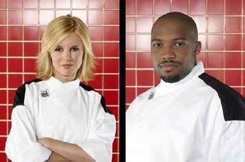 Bonnie and Rock... The two finalists in Season 3 of HELL'S KITCHEN.
