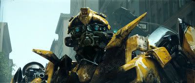 Bumblebee in the city.