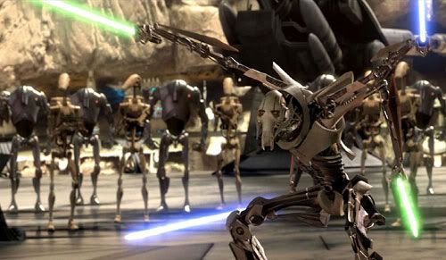 BEST VISUAL FX... General Grievous and Company are out...