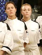'Hell's Kitchen' finalists Virginia and Heather