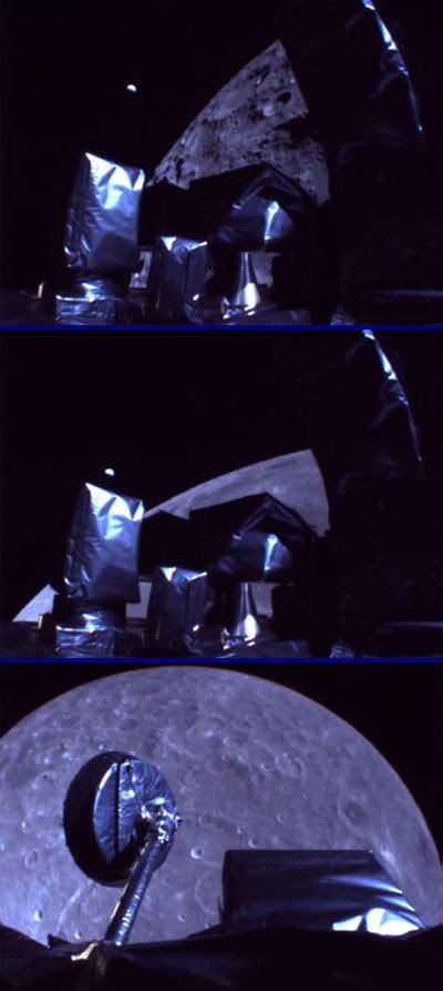 Kaguya lunar images montage