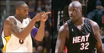 Kobe vs. Shaq.