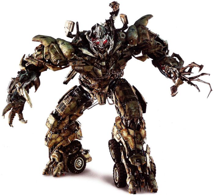 Concept artwork of Megatron in TRANSFORMERS: DARK OF THE MOON.
