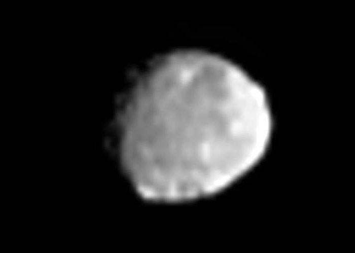 An image of asteroid Vesta that was taken by the Dawn spacecraft on June 20, 2011.